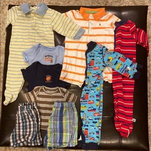 Lot of baby boy clothes. Size 9 months